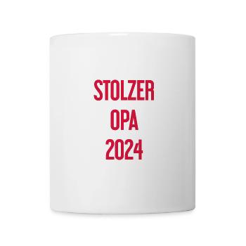 Stolzer Opa 2024 – Perfekt für frischgebackene Opa - Tasse - Weiß - Vorne