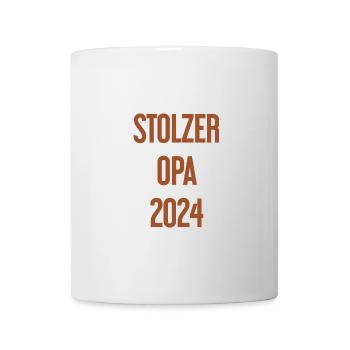 Stolzer Opa 2024 – Perfekt für frischgebackene Opa - Tasse - Weiß - Vorne