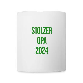 Stolzer Opa 2024 – Perfekt für frischgebackene Opa - Tasse - Weiß - Vorne