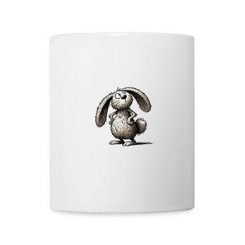 Lapin Lapin Lièvre Animal des bois - Mug blanc - blanc - Devant