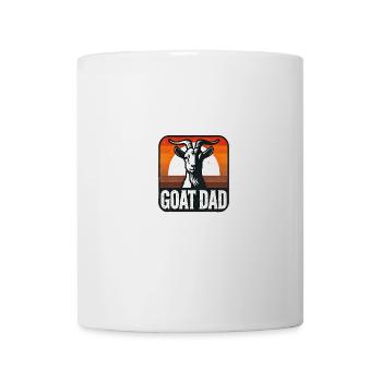 Goat Dad Design - Parfait pour les passionnés de chèvres - Mug blanc - blanc - Devant