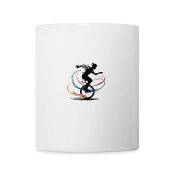 Unicycle unicycle penny-farthing - Mug - white - Front