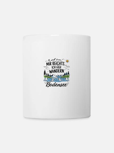Bodensee Wandern Ausflug Urlaub für den Bodensee - Tasse - Weiß