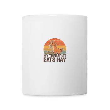 My Therapist Eats Hay - Tasse - Weiß - Vorne