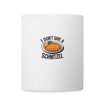 I Don’t Give a Schnitzel Funny Food Humor - Tasse - Weiß - Vorne