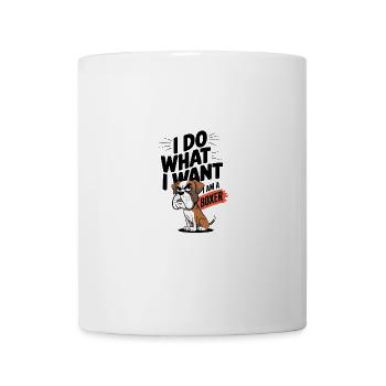 I Do What I Want I Am A Boxer Hund - Tasse - Weiß - Vorne