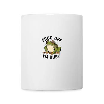 Funny Frog Funny Amphibians Crazy Funky - Mug - white - Front