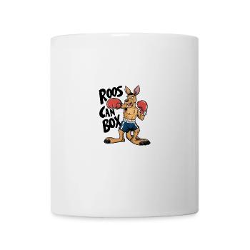 Kangaroo Boxing: Roos Can Box - Mug - white - Front