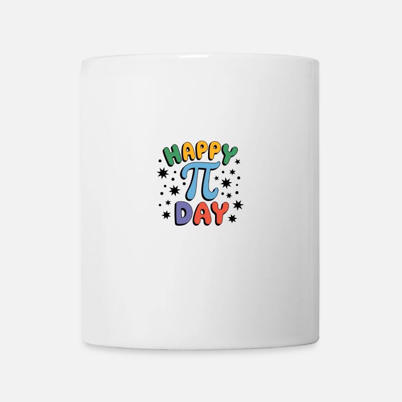 Happy Pi Day Drôle Math Design - Mug blanc - blanc