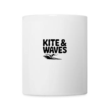 Kite & Waves adventure for fans of water sports - Mug - white - Front