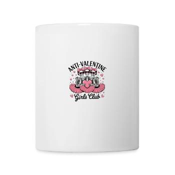 Süße Skelett-Ballerinas Mit Herzbrille Und Rosa - Tasse - Weiß - Vorne