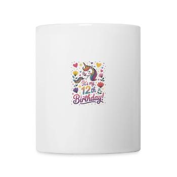 It's my 12th birthday unicorn - Mug - white - Front