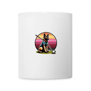 Conception amusante de golfeur pour chien malinois parfait pour - Mug blanc - blanc - Devant