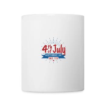 America Independence Day 4th of July Since 1776 - Mug - white - Front
