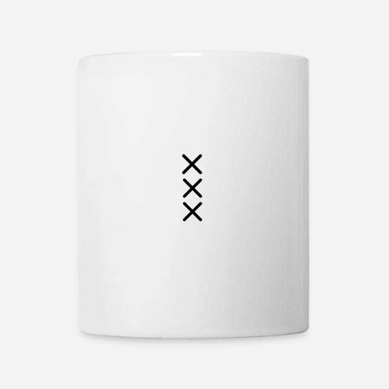 Amsterdam Black - Mug - white