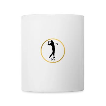 Golf - Tasse - Weiß - Vorne