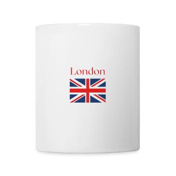 I love London Flag UK - Mug - white - Front