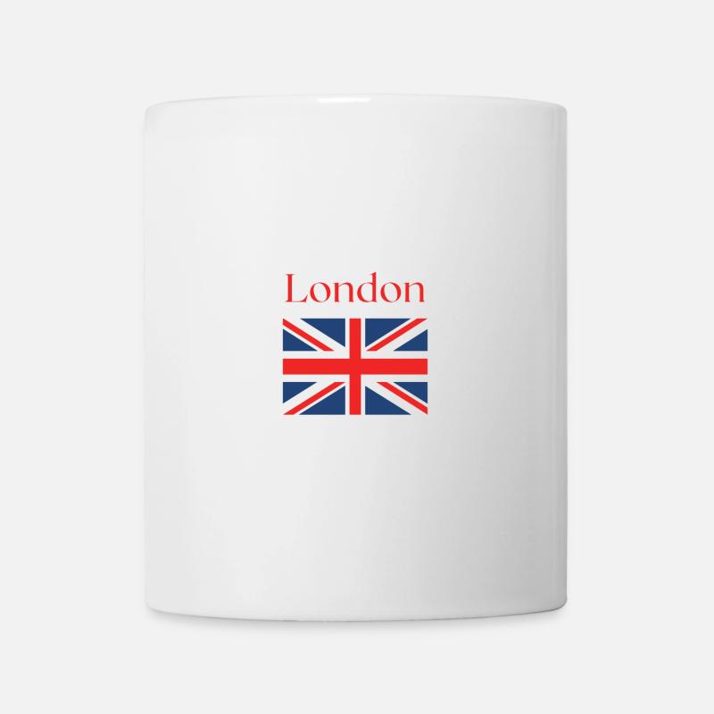 J aime Londres Drapeau UK - Mug blanc - blanc