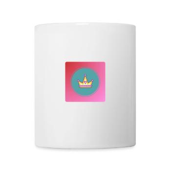 Pastel crown with heart - Mug - white - Front