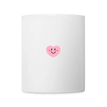 Kuscheliges Herzlächeln  - Tasse - Weiß - Vorne