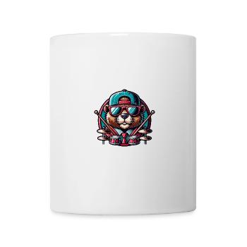 Beaver Drums Rodent Drum Drummer - Mug - white - Front
