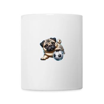Carlin Chien Joueur De Football Champion De Balle Fan - Mug blanc - blanc - Devant