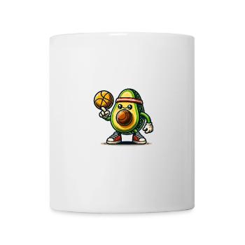 Avocat Basketteur Joueur Style Rétro - Mug blanc - blanc - Devant