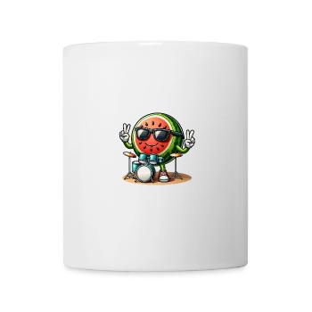 Global - Schwarz ohne Japan Template - Tasse - Weiß - Vorne