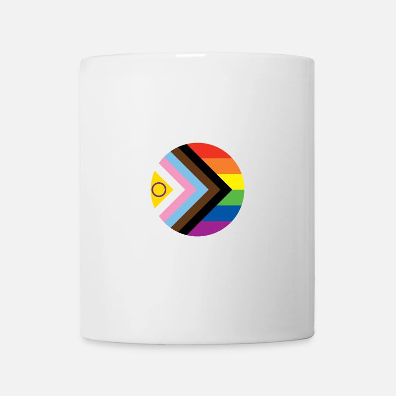 Drapeau de la fierté - Mug blanc - blanc