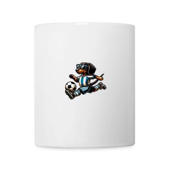 Dachshund Soccer Wiener Dog Fan - Tasse - Weiß - Vorne