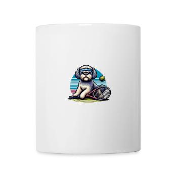 Bolonka Zwetna Dog Owner Tennis Player - Mug - white - Front