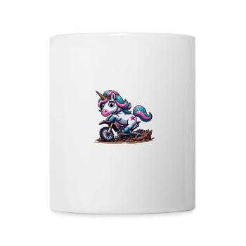 Enduro Unicorn Adventure on Two Wheels - Mug - white - Front