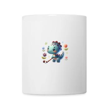 Niedlicher Dinosaurier Dino Feldhockey Spieler - Tasse - Weiß - Vorne