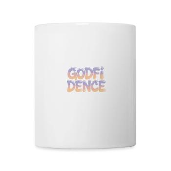 Christlicher Mut: Godfidence Stärke - Tasse - Weiß - Vorne