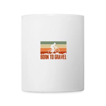 Born To Gravel Bike Adventure - Mug - white - Front