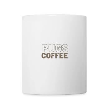 Les seins et le café sont tout ce dont j’ai besoin - Mug blanc - blanc - Devant