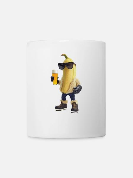 Banane - Tasse - Weiß