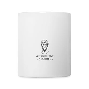 Mundus Sine Caesaribus Quote Latin - Mug - white - Front