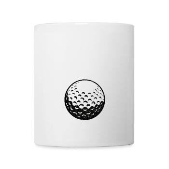 Golfball Balle de golf Golfer Golfen - Mug blanc - blanc - Devant