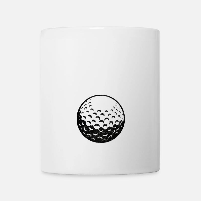 Golfball Golf Ball Golfer Golfen - Tasse - Weiß