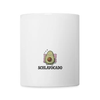 Schlavocado Avocado Offizielles Schlafshirt Schlaf - Tasse - Weiß - Vorne