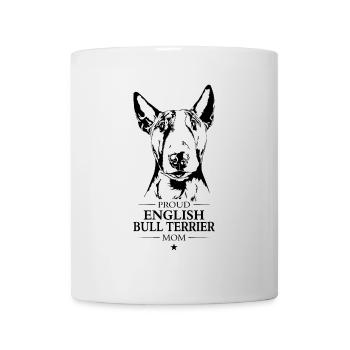 English Bull Terrier Maman Bull Terrier Chien Wilsigns - Mug blanc - blanc - Devant