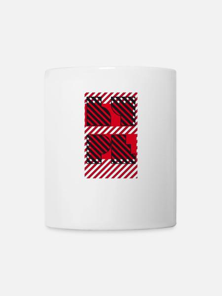 Illustration Typografie - Tasse - Weiß