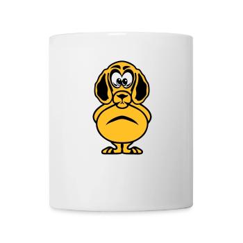 Hundekopf, der Tierkind zeichnet - Tasse - Weiß - Vorne