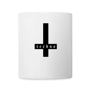 TECHNO CROSS - Mug - white - Front