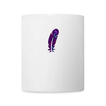 Colored feathers - Mug - white - Front