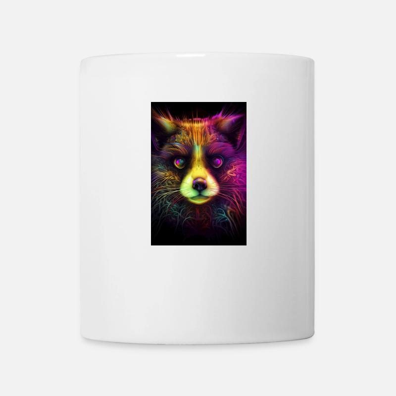 Raccoon in the 5th dimension - Mug - white