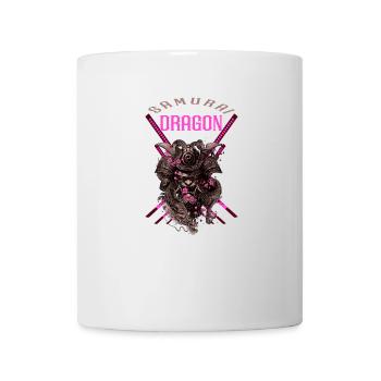 Samurai-Drache - Tasse - Weiß - Vorne