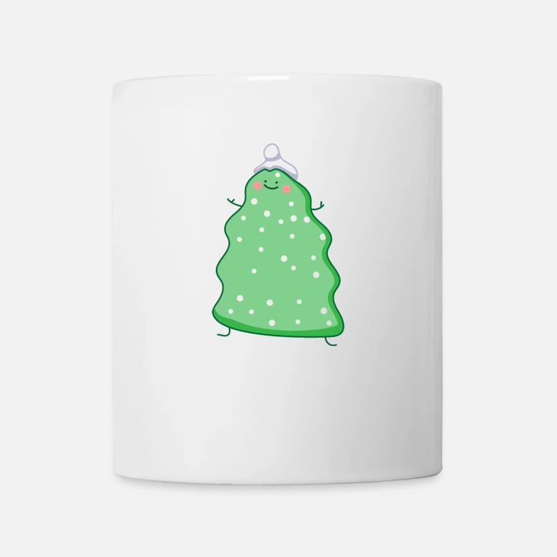 Drôle Sapin Sapin - Mug blanc - blanc