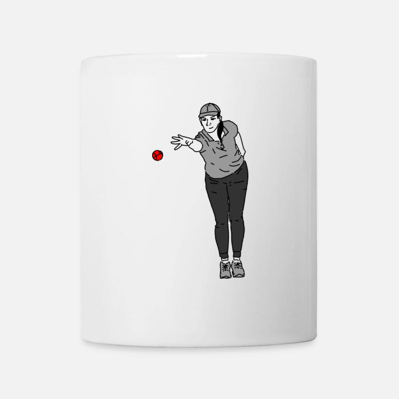 Joueur de pétanque - Mug blanc - blanc